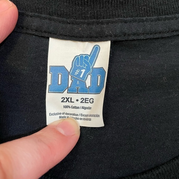 WARNING Do Not Touch My Tools Or My Daughter Black Short Sleeve T-Shirt 2XL - Picture 5 of 7